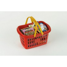 MPK toys Nákupní košík s maketami potravin